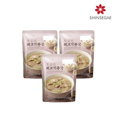 피코크 정갈한 소고기 무국 500g x 3팩