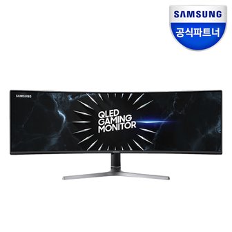 삼성 삼성전자 커브드 게이밍 C49RG90 49인치 듀얼 QHD 모니터 HDR QLED 120HZ