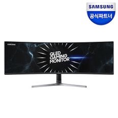 삼성전자 커브드 게이밍 C49RG90 49인치 듀얼 QHD 모니터 HDR QLED 120HZ