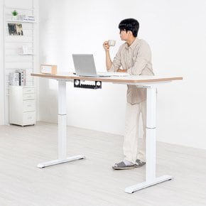 핏쳐 전동식 듀얼 모터 커스터마이징 모션 데스크 컴퓨터 책상 1200mm E2