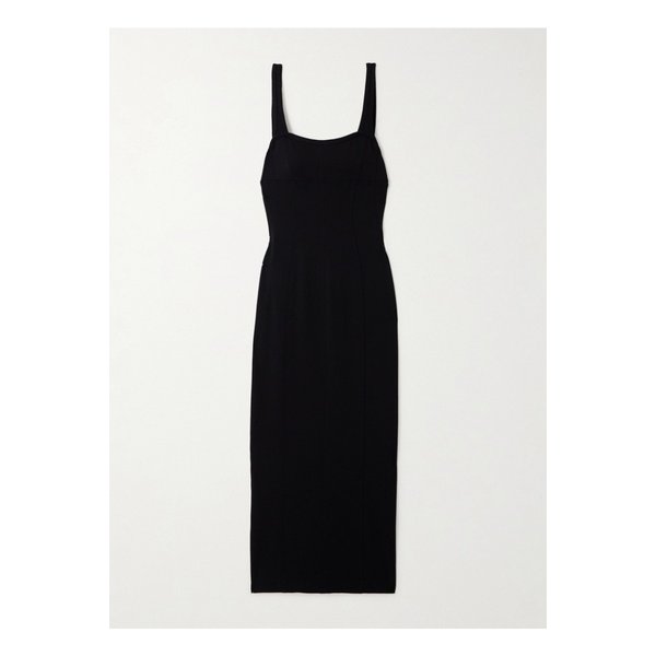 헬무트랭 컷아웃 패널 폰테 미디 드레스 블랙 1647597326081183