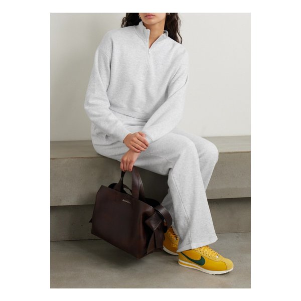 스킴스 크롭 저지 하프집업 스웨터 라이트 헤더 1647597355863348