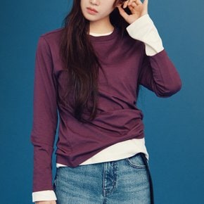 [AK수원점] [지오다노] 여자 봄 가을 퍼펙트 긴팔 티셔츠 690332