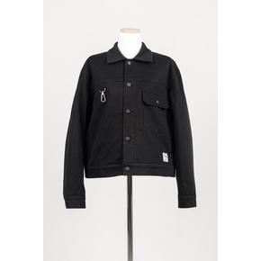 크롭 프렌치 워크 셋업 자켓 (블랙) CROPPED WORK JACKET