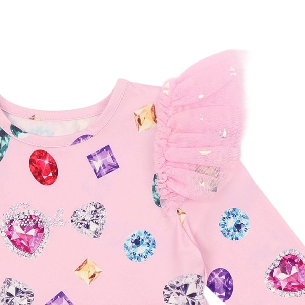 [여주점] 핑크 보셕나염 별 샤 원피스 (Q51DCO100)