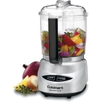  영국 쿠진아트 푸드프로세서 Cuisinart DLC4CHB Mini Prep Plus Food Processor 스테인리스 스틸