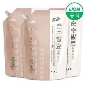 참그린 순수발효 곡물 주방세제 1.2L 리필 x 3개