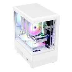 darkFlash DB330M RGB 강화유리 미니타워 케이스 화이트