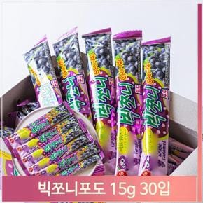 빅쪼니 포도과즙 15g30개 아이셔 아이들 간식 후식 (S7313066)