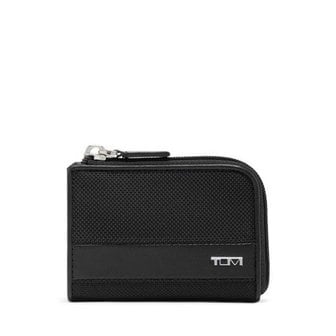  투미 ALPHA SLG ZIP CARD CASE BLACK 01192297D2 알파 카드 코인 지퍼 지갑 블...