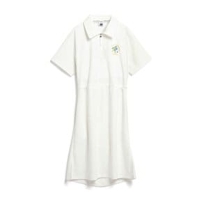 [여주점] N242WOP410 여성 반팔 비치 원피스 아이보리