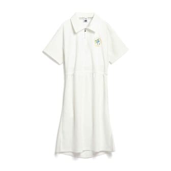 내셔널지오그래픽 [여주점] N242WOP410 여성 반팔 비치 원피스 아이보리