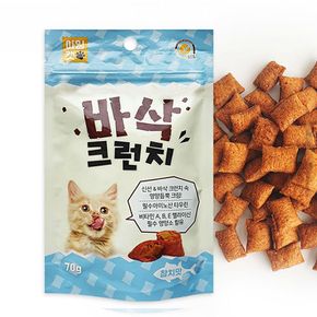 고양이 반려묘 간식 스낵 크런치 참치맛 70g