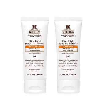 키엘 자외선 차단제 60ml 듀오 세트 (정상가 132,000원)