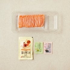 [냉장][노르웨이] 연어 배꼽살 (100g)