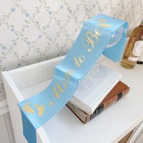 Baby Foot Mom Shoulder Ribbon 아기발맘어깨띠