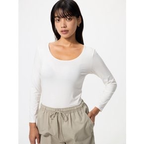 UNIQLO 유니클로 여성 히트텍 U넥 8부 긴팔티