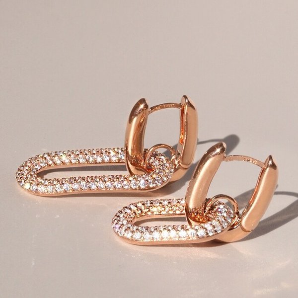 14K G.F 헤르디 원터치 링 귀걸이 EA2327