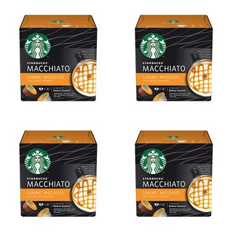  스타벅스 카라멜 마키아토 캡슐커피 돌체구스토 호환 Starbucks Caramel Macchiato 6+6캡슐 4개