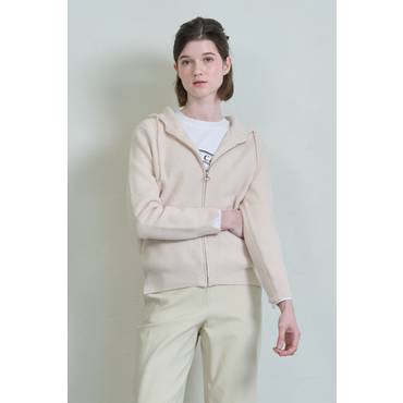 BCBG 라운지 니트 후드집업 (B4S1K102)