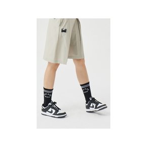 (U) Arch Logo Mid Socks   G6LAX26101BKX