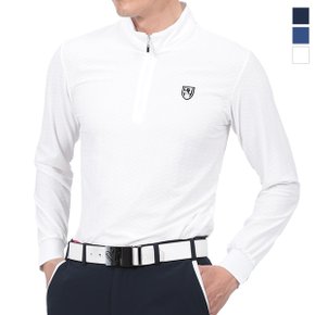 [JEAN PIERRE] 쟌피엘 남성 레이온 스판 골프 집업티셔츠