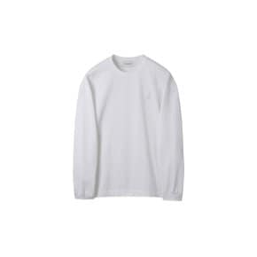 화이트 로고 롱슬리브 티셔츠 C9TAM25211WHX