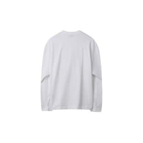 화이트 로고 롱슬리브 티셔츠 C9TAM25211WHX
