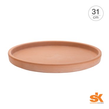 데팡스 [S.K Since 1893] 테라코타 독일토분 화분받침대 라운드 소서(31cm)