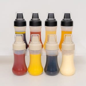 인블룸 5구 드레싱 소스통 마요네즈 보관용기 350ml 1+1