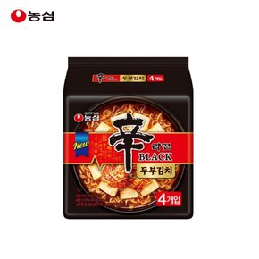 [농심] 신라면블랙 두부김치 127g 4개