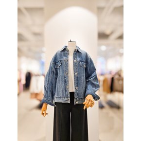 [파주점] [더아이잗컬렉션]백 레터링 자수 데님 자켓 CS3A0JK131