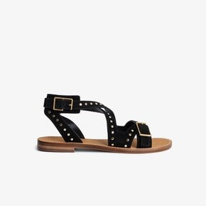 [여주점] 레더 샌들 Cecilia Caprese Studs Sandal ZE3SFACSS006Z10