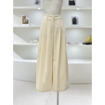 듀엘 [여주점] 여성 핀턱 코듀로이 와이드 팬츠 (L254PSA032)