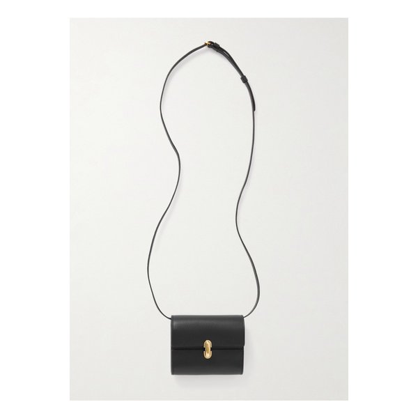 사베트 비대칭 텍스처 가죽 지갑 블랙 1647597333050165