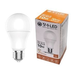 -장수램프 A19 LED 벌브 전구 10W E26 전구색 다마