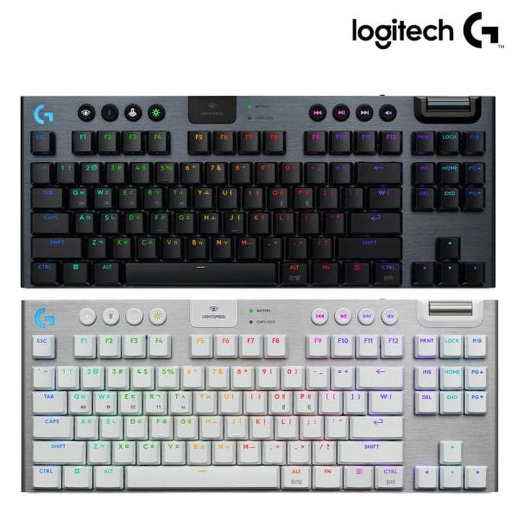 로지텍코리아 G915 X TKL 텐키리스 게이밍 무선 블루투스 키보드 (정품