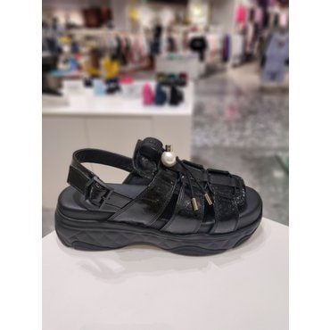 슈콤마보니 [김나영 착용] Pearl stopper sandal(블랙)  DG2AM23017BLK