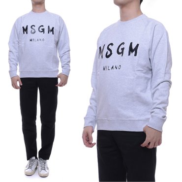 MSGM [엠에스지엠] 20SS 남성 로고 맨투맨 (2840MM104_207097_94_20S)