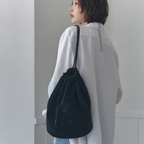 Haze String Backpack Hello Kitty Black
