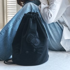 Haze String Backpack Hello Kitty Black
