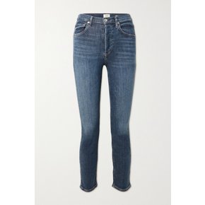 Jolene High-rise Straight-leg Jeans 미드 데님