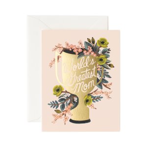 라이플페이퍼 [Rifle Paper Co.] Worlds Greatest Mom Card