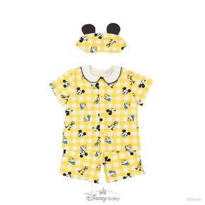 [디즈니베이비 여름]미키체크모달파자마(안대)(YELLOW)_79R317801