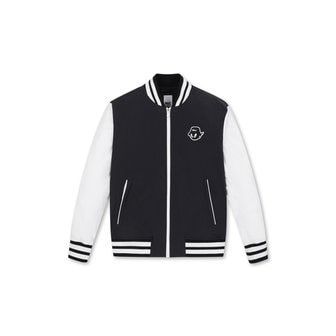 왁 (왁골프)Men Varsity Jacket_WMUAS24105BKX