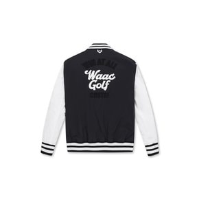 WAAC(왁골프)Men Varsity Jacket_WMUAS24105BKX