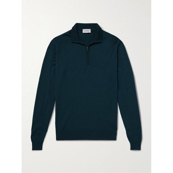 탭튼 슬림핏 울 하프 집업 스웨터 46376663162947933