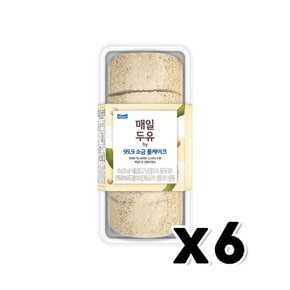 매일두유 99.9 소금 롤케이크 베이커리빵 100g x 6개