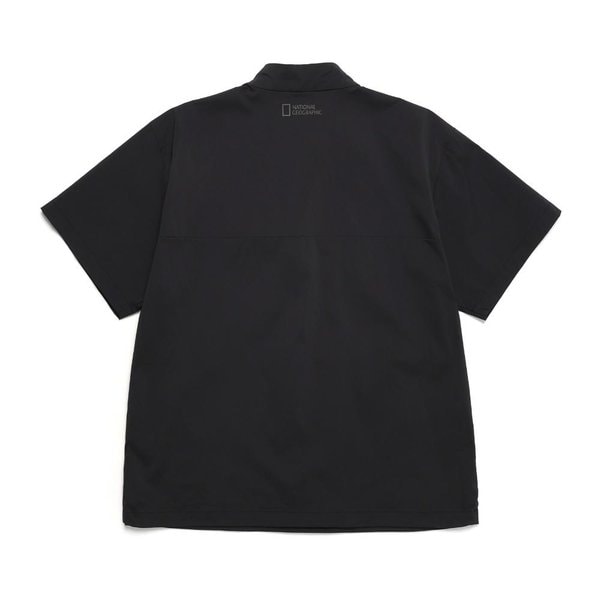 [여주점] N242UFT310 피오토스 경량 반팔 트레이닝 아노락 풀 집업 카본블랙