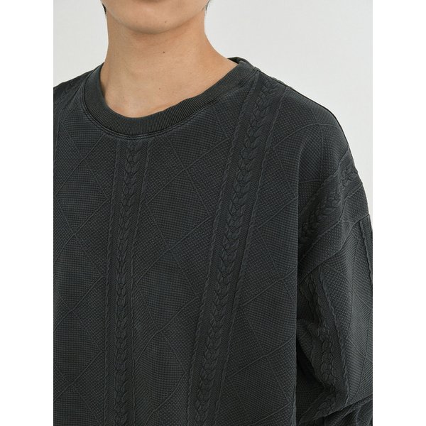 Time stitch vtg long sleeve (vtg gray)
